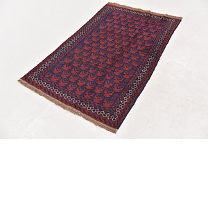 3' x 4' 9 Balouch Persian Rug