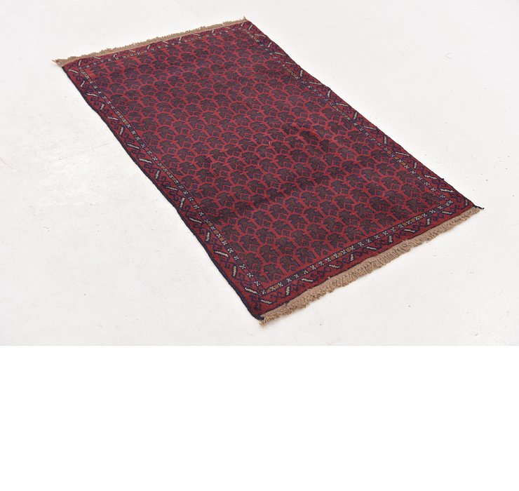 HandKnotted 2' 8 x 4' 8 Balouch Persian Rug