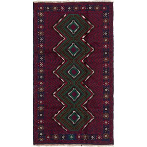 HandKnotted 3' 3 x 6' Balouch Persian Rug