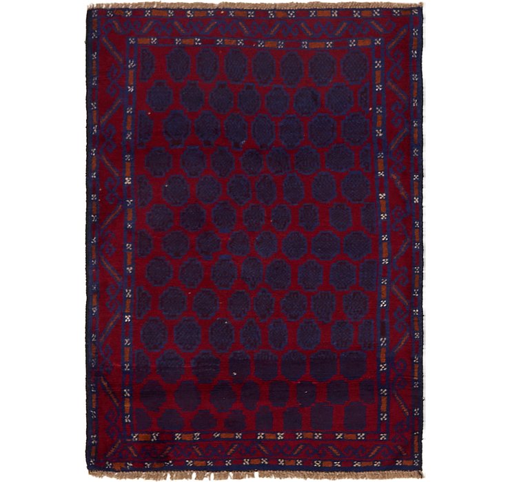 3' 2 x 4' 6 Balouch Persian Rug