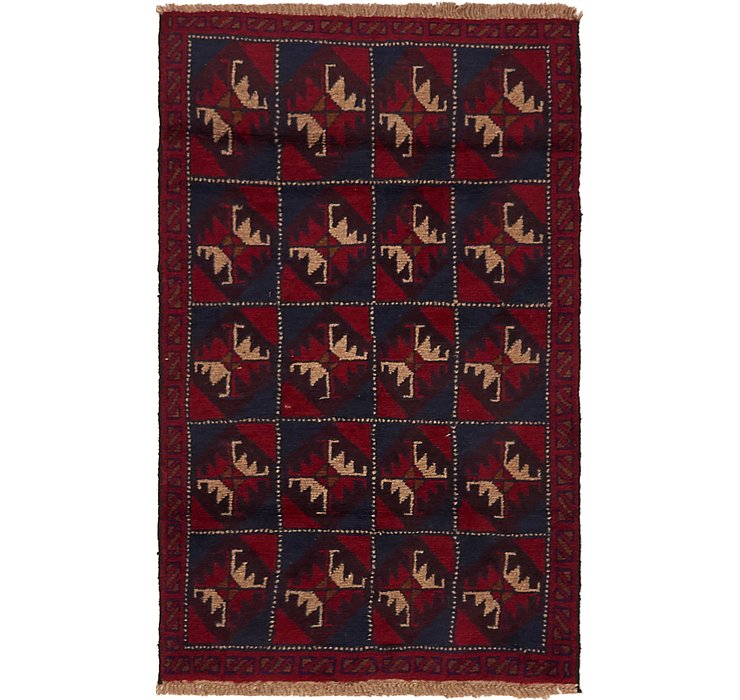 2' 9 x 4' 7 Balouch Persian Rug