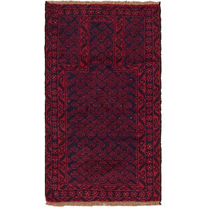 2' 9 x 4' 10 Balouch Persian Rug