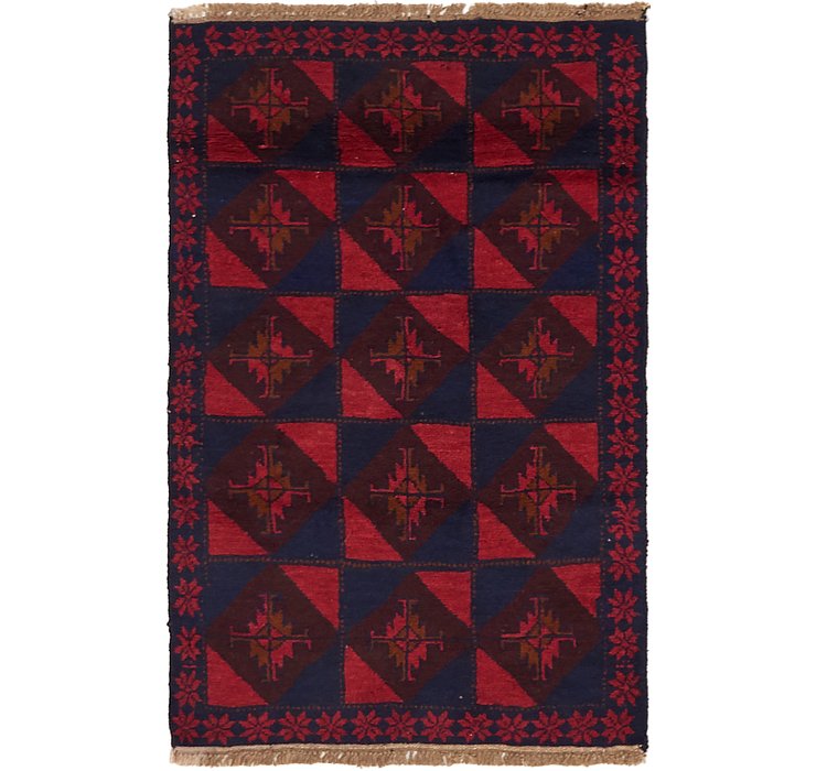 2' 10 x 4' 6 Balouch Persian Rug