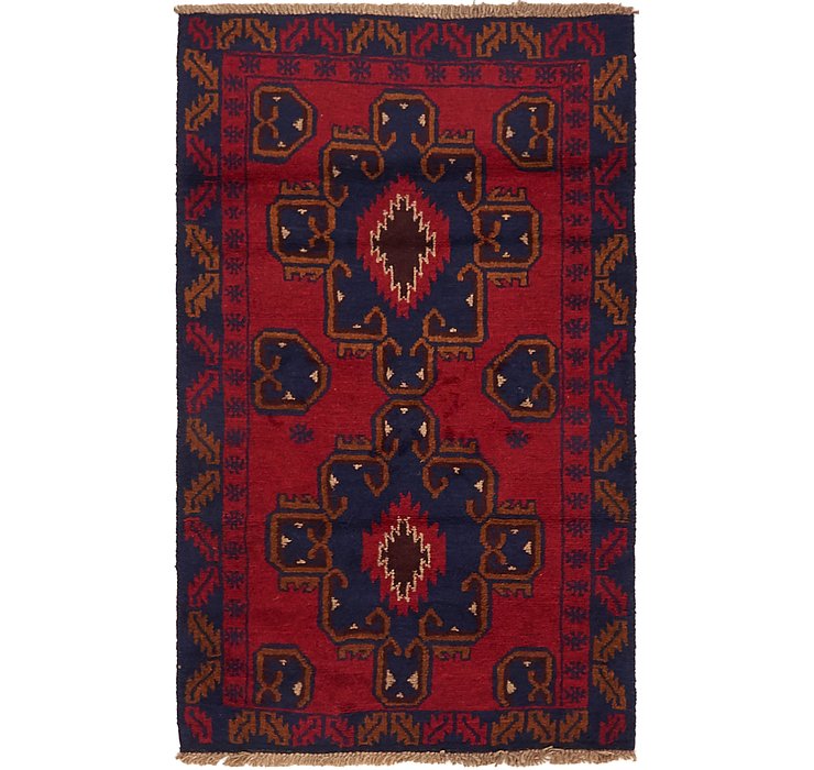2' 10 x 4' 6 Balouch Persian Rug