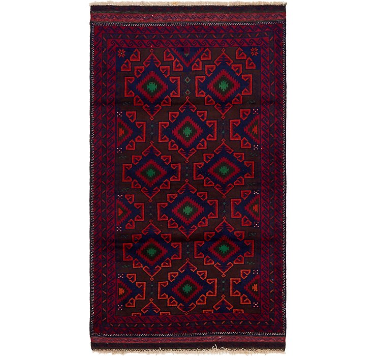3' 9 x 6' 9 Balouch Persian Rug