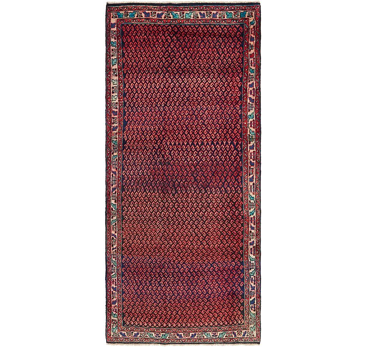 4' 2 x 9' 9 Mahal Persian Runner Rug