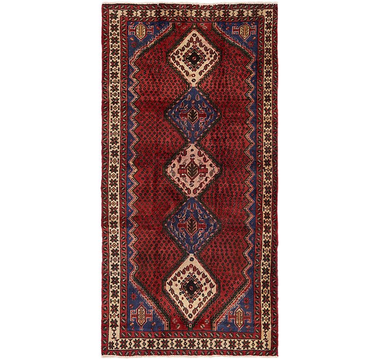 4' 9 x 9' 7 Chenar Persian Runner Rug