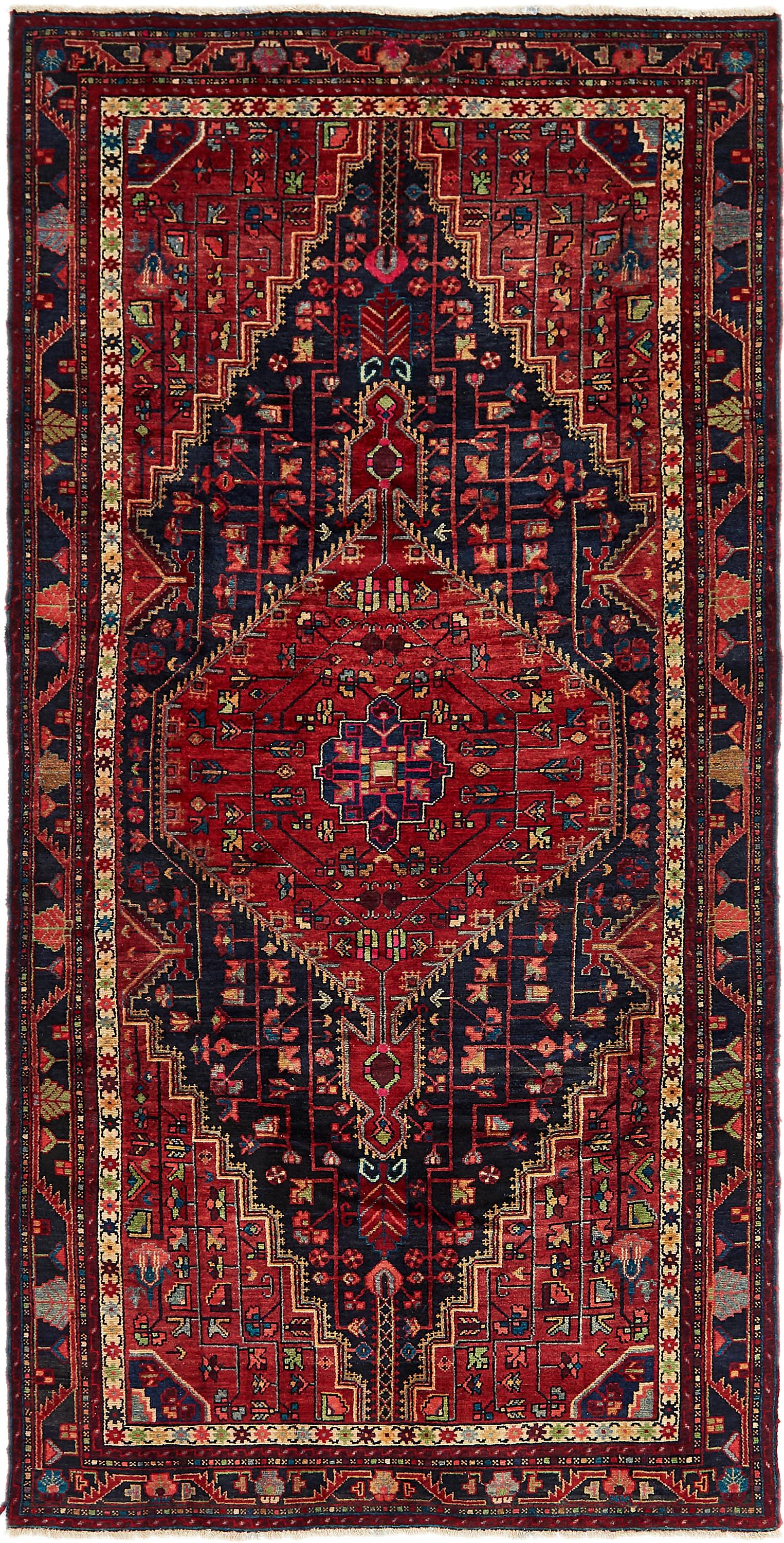 Navy Blue 4' 6 x 9' 6 Tuiserkan Persian Runner Rug eSaleRugs