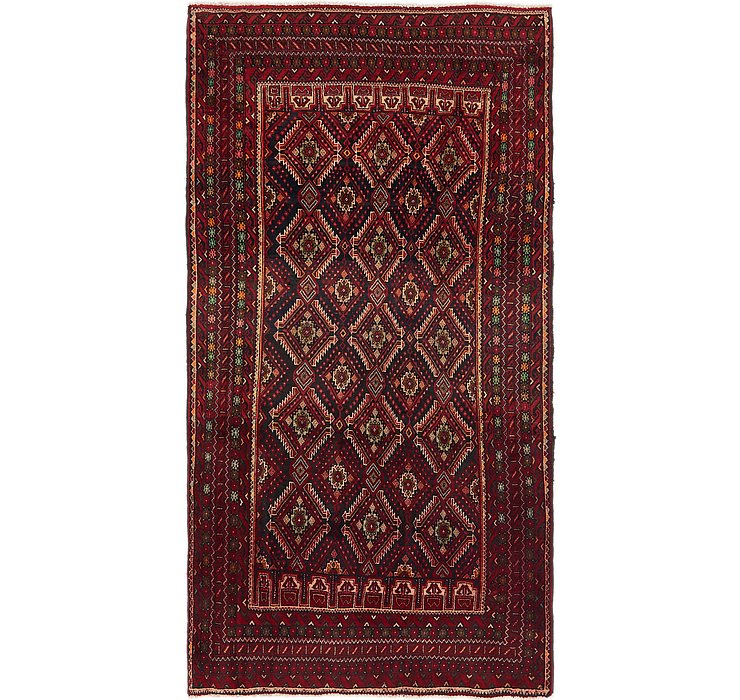4' x 7' 10 Balouch Persian Runner ...