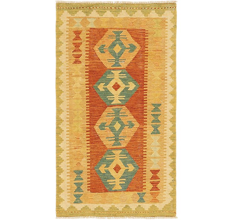 2' 5 x 4' 4 Kilim Waziri Rug