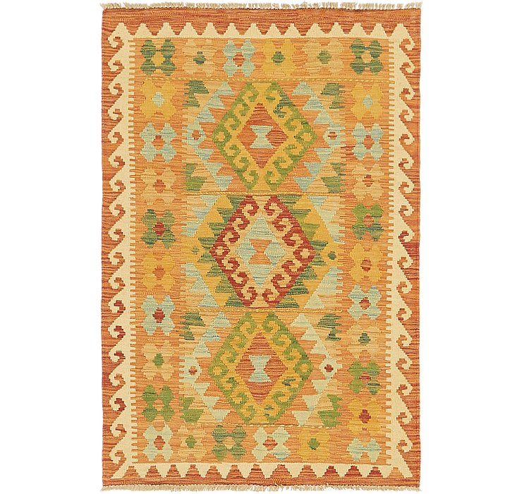 2' 8 x 4' Kilim Waziri Rug