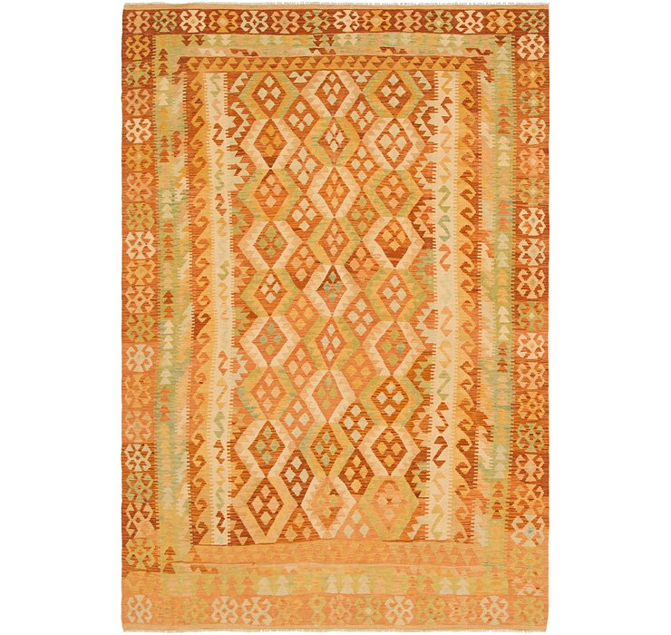 6' 6 x 9' 6 Kilim Waziri Rug