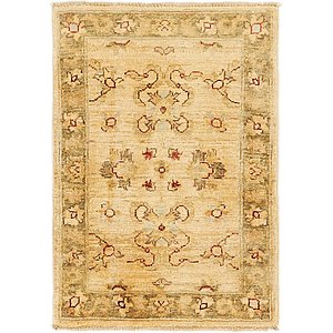 HandKnotted 2' x 2' 10 Peshawar Ziegler Rug