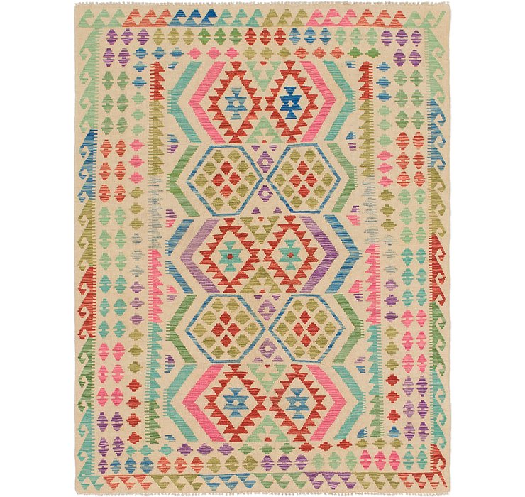 5' x 6' 8 Kilim Maymana Rug