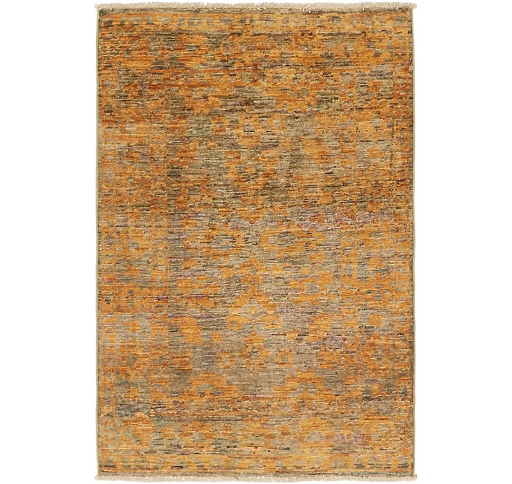 2' 8 x 4' Over-Dyed Ziegler Rug