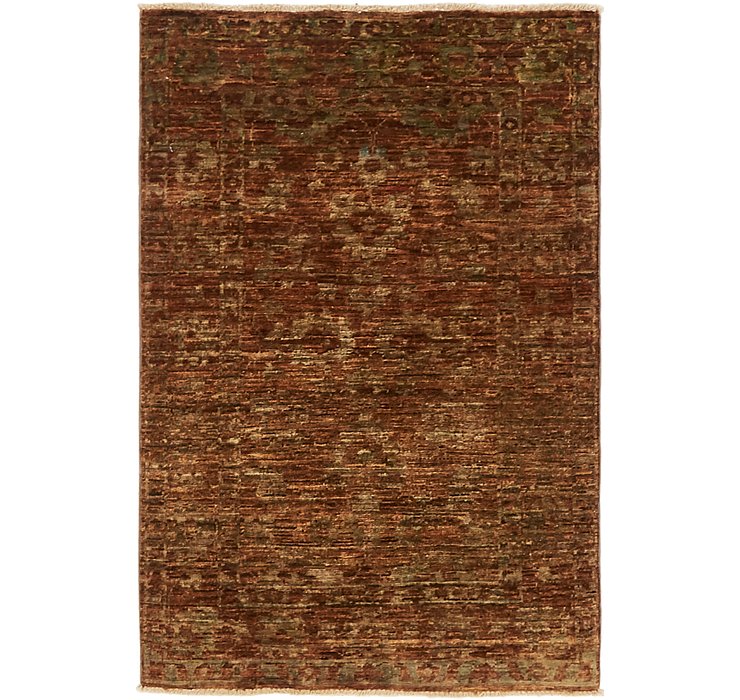 2' 7 x 4' Over-Dyed Ziegler Rug