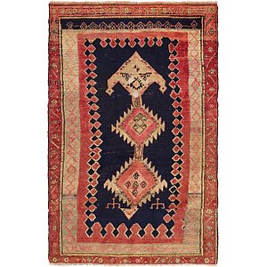 Unique Loom 4' 6 x 6' 9 Hamedan Persian Rug