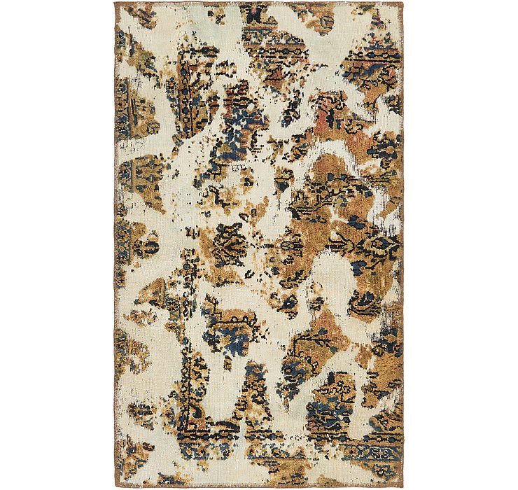 HandKnotted 3' x 5' 2 Ultra Vintage Persian Rug