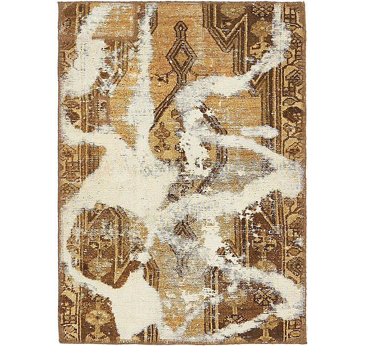 2' 3 x 3' 2 Ultra Vintage Persian Rug
