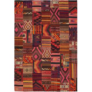 8' 2 x 11' 9 Kilim Patchwork Rug