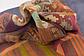 8' 5 x 11' 5 Kilim Patchwork Rug thumbnail