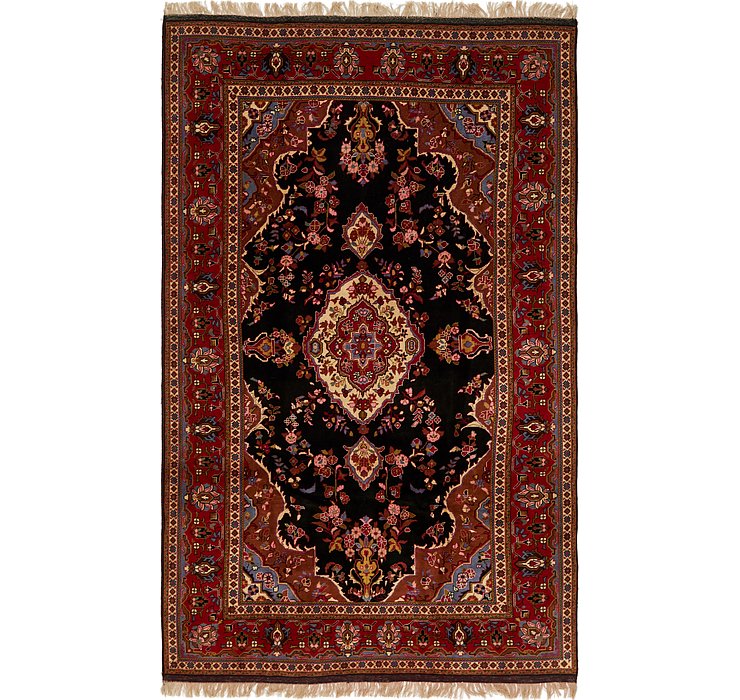 6' 6 x 10' 9 Ghoochan Persian Rug