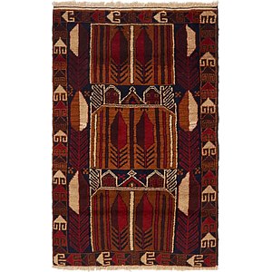 Unique Loom 2' 10 x 4' 9 Balouch Persian Rug