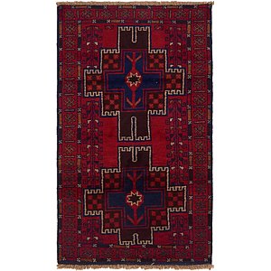 2' 10 x 5' Balouch Persian Rug