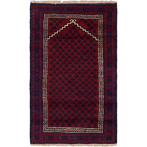 HandKnotted 2' 10 x 4' 7 Balouch Persian Rug