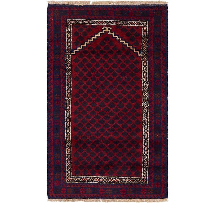 HandKnotted 2' 10 x 4' 7 Balouch Persian Rug