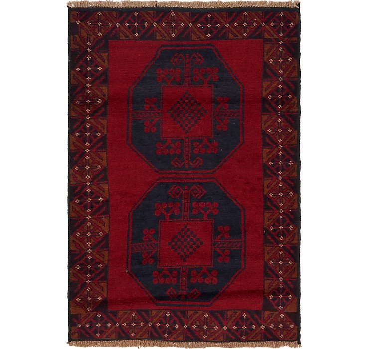 3' x 4' 7 Balouch Persian Rug