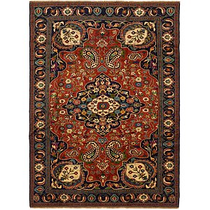 6' 7 x 9' 7 Ghoochan Persian Rug