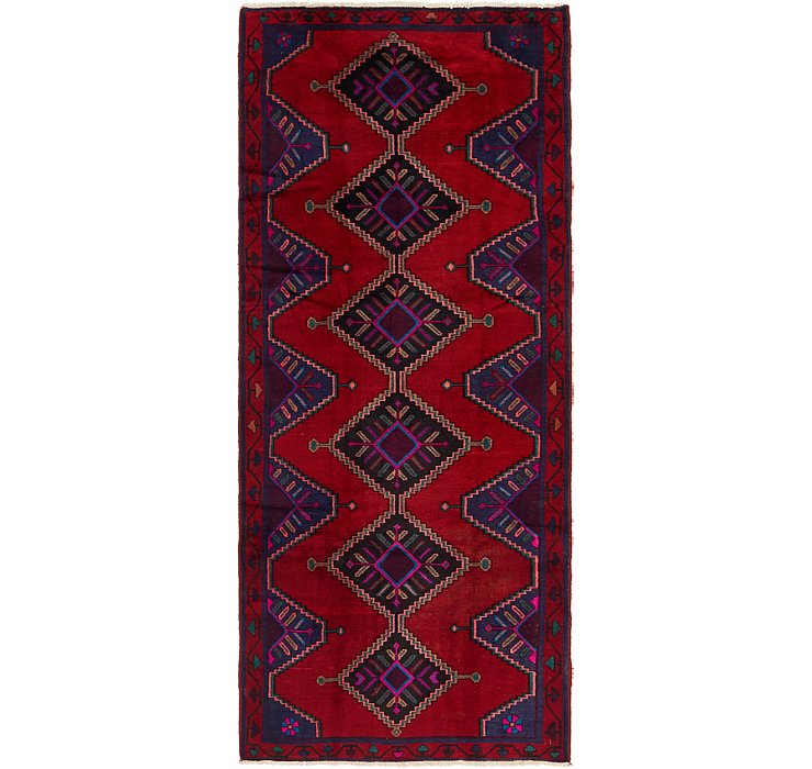 4' x 9' 4 Chenar Persian Runner Rug