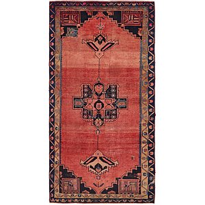 4' 7 x 9' 4 Shiraz Persian Runner Rug