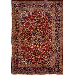 9' 6 x 13' 8 Kashan Persian Rug