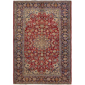 7' 5 x 11' 5 Isfahan Persian Rug