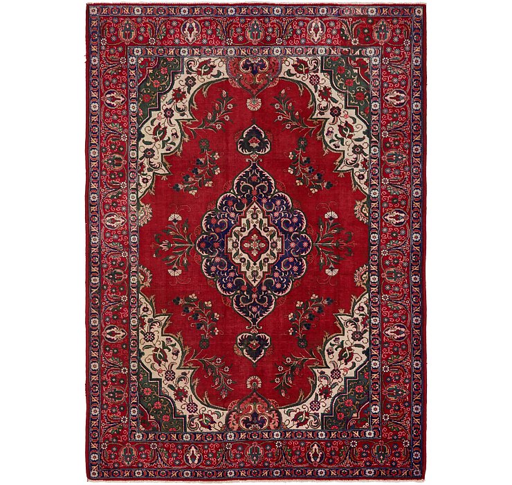 7' 7 x 10' 10 Tabriz Persian Rug