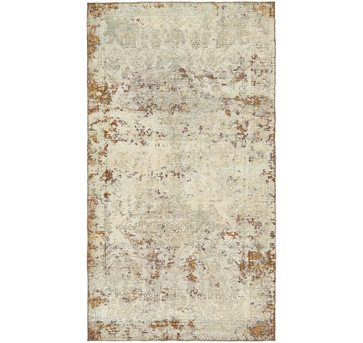 4' 9 x 9' Ultra Vintage Persian Rug