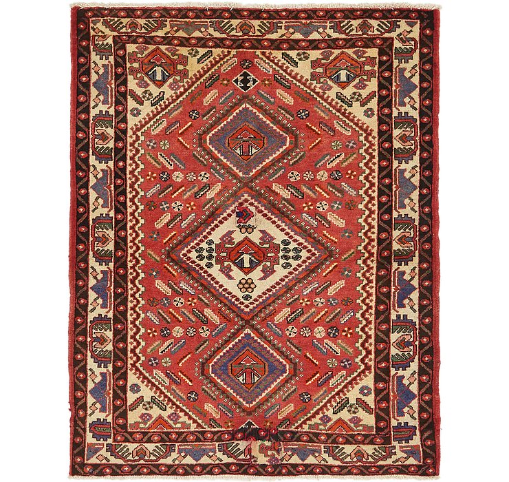 4' 10 x 6' 5 Bakhtiari Persian Rug