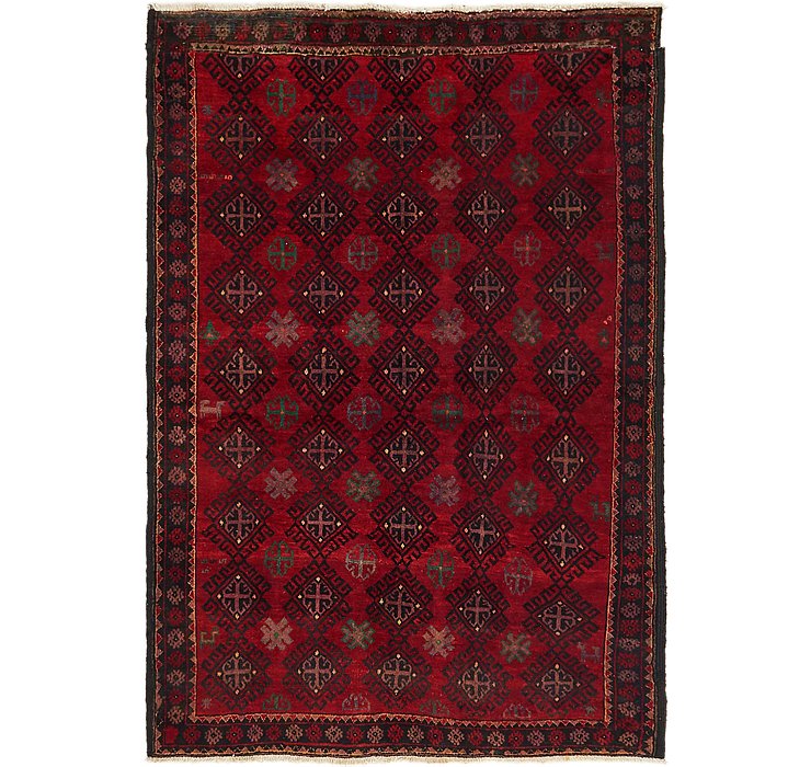 4' 7 x 6' 9 Balouch Persian Rug