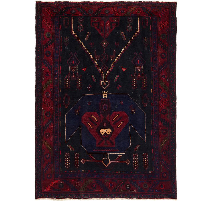 4' 10 x 7' Meshkin Persian Rug