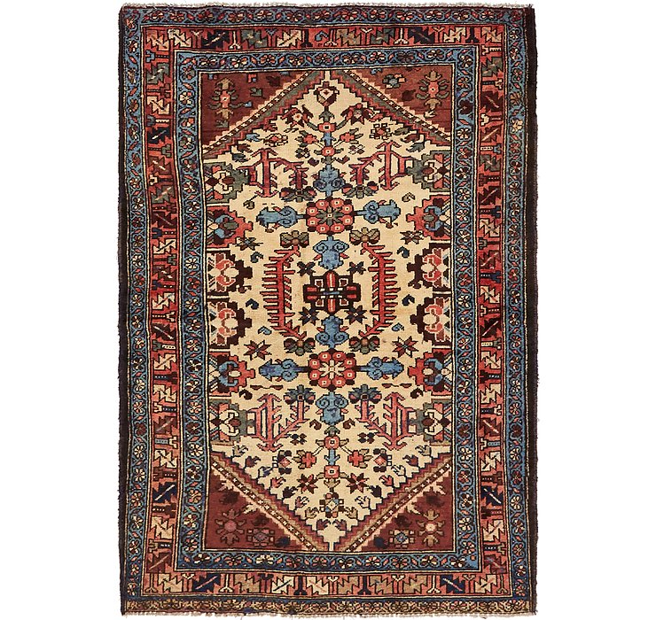 4' 5 x 6' 6 Hamedan Persian Rug