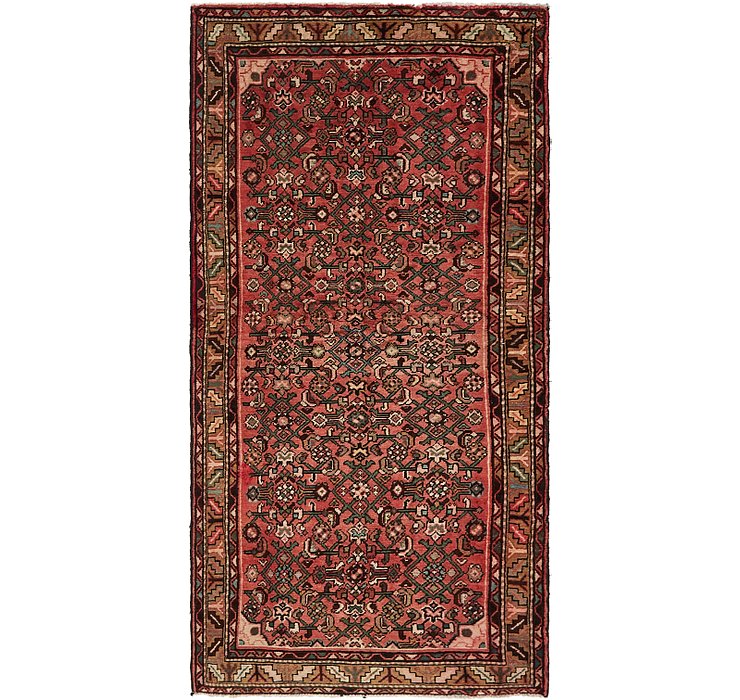 3' 9 x 7' 4 Hossainabad Persian Run...