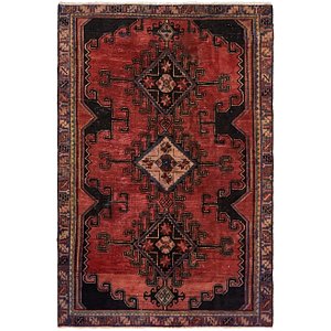 Unique Loom 4' 3 x 6' 6 Hamedan Persian Rug