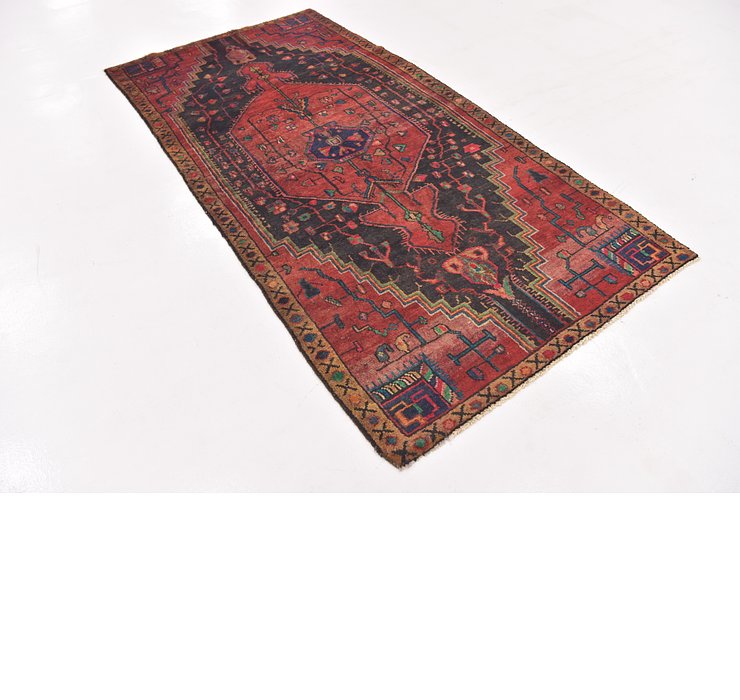 4' 1 x 8' 8 Mazlaghan Persian Runne...