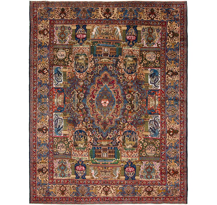 9' 7 x 12' 9 Kashmar Persian Rug