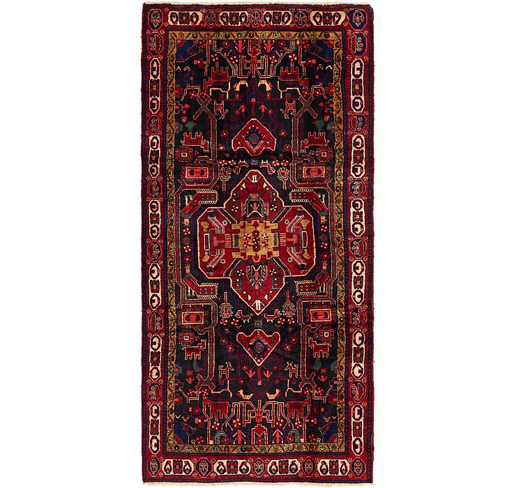 4' 8 x 9' 9 Koliaei Persian Runner ...