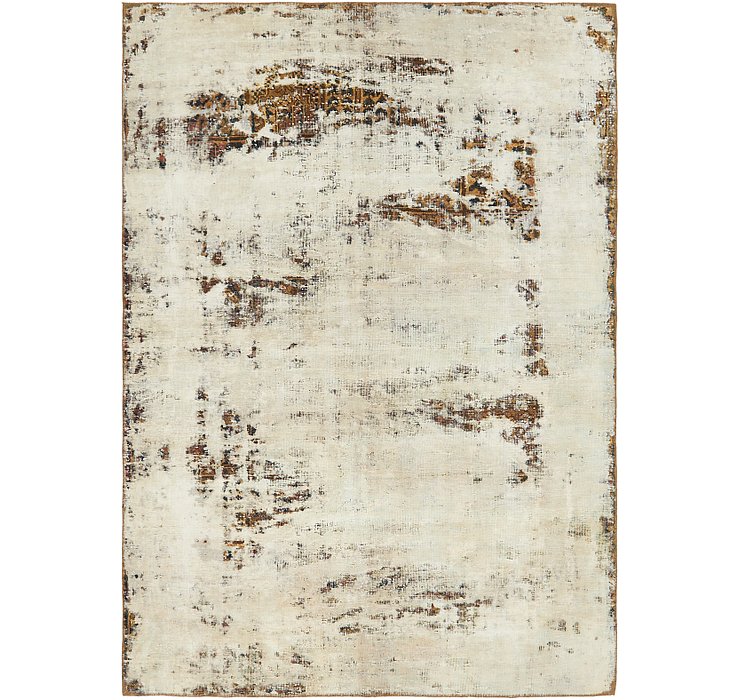 HandKnotted 6' 6 x 9' 2 Ultra Vintage Persian Rug