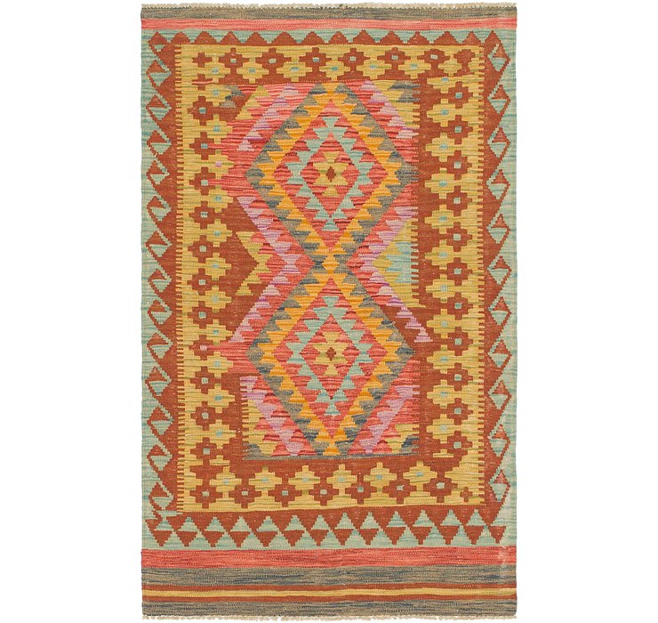 3' 3 x 5' 5 Kilim Maymana Rug