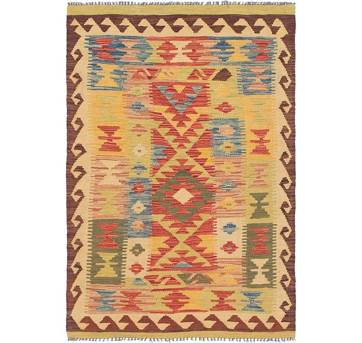3' 5 x 5' 2 Kilim Maymana Rug